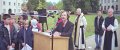 Prof. Moosbrugger und Abt Kassian mit P. Karl